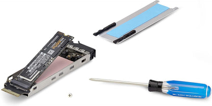 StarTech.com Adattatore SSD M.2 NVMe a PCIe x8; rack mobile a doppio alloggiamento rimovibile; biforcazione necessaria
