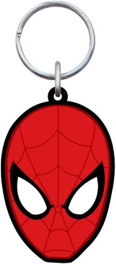 Unbekannt Marvel Spider-Man Head Soft Touch PVC Keychain (5Cm