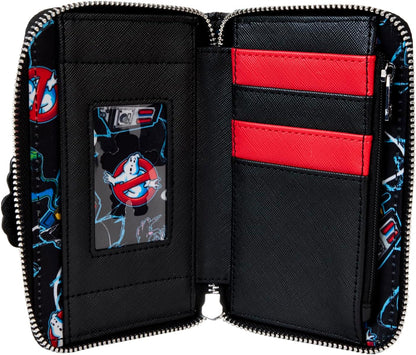 Loungefly Ghostbusters Ecto One Zip Around Wallet, Multicolor, Zip Around Wallet
