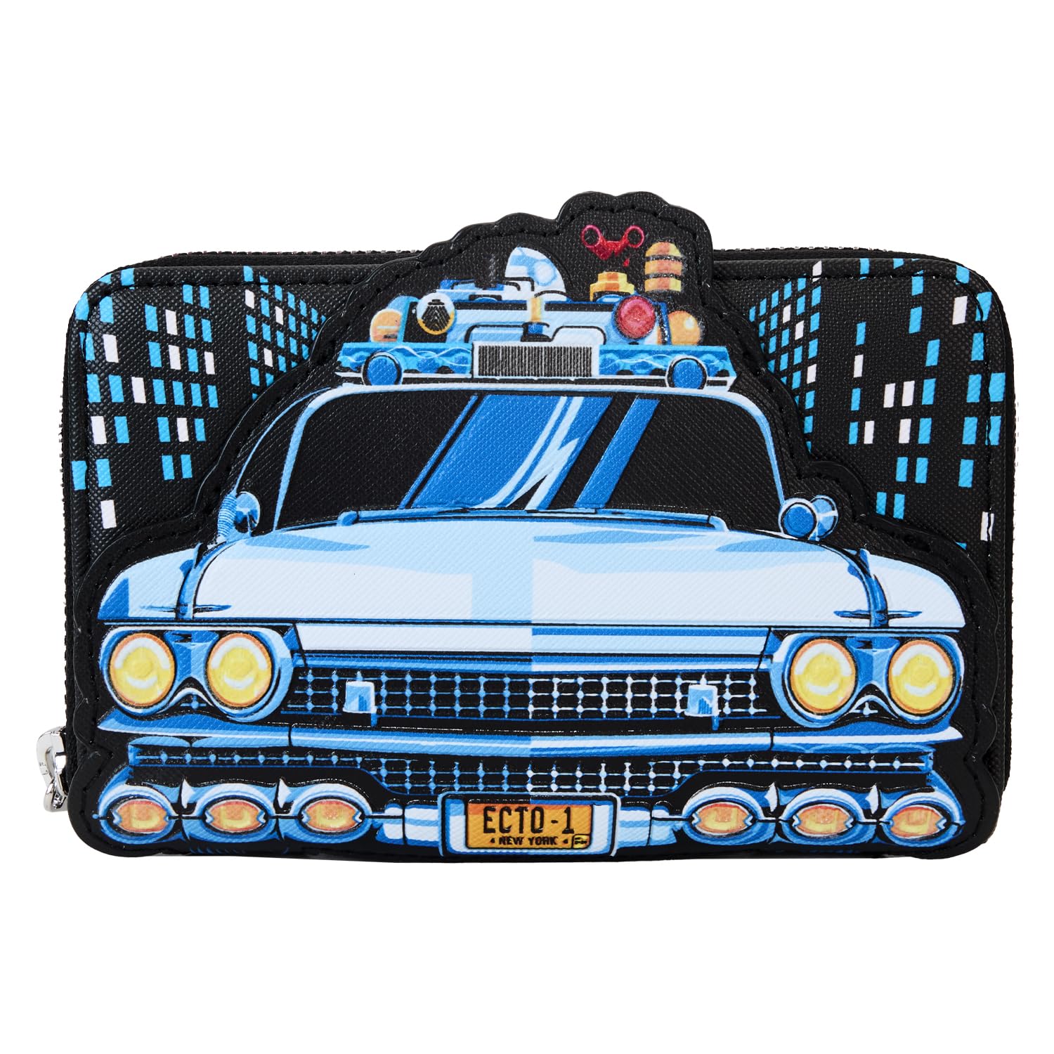 Loungefly Ghostbusters Ecto One Zip Around Wallet, Multicolor, Zip Around Wallet