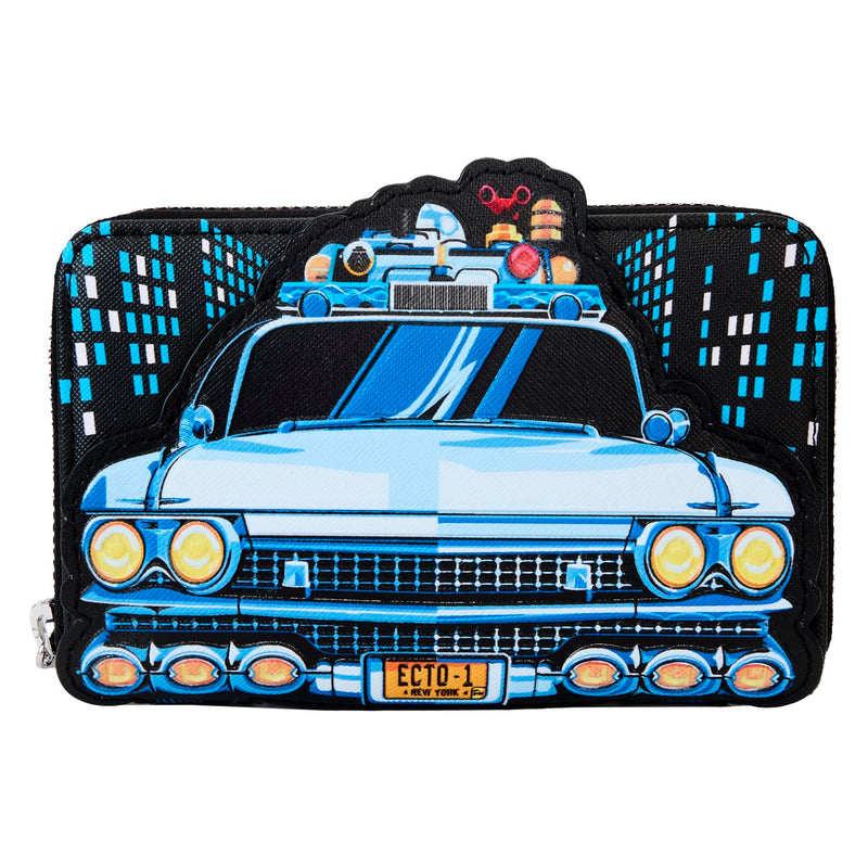 Loungefly Ghostbusters Ecto One Zip Around Wallet, Multicolor, Zip Around Wallet