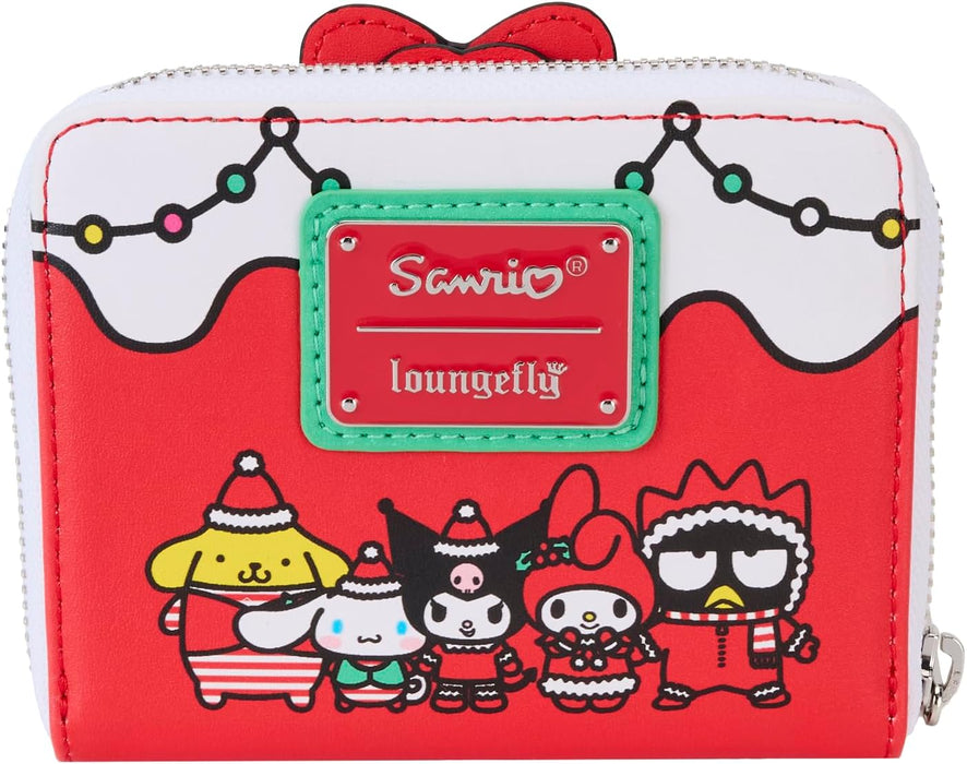 Loungefly Sanrio Winter Wonderland Zip Around Wallet Red