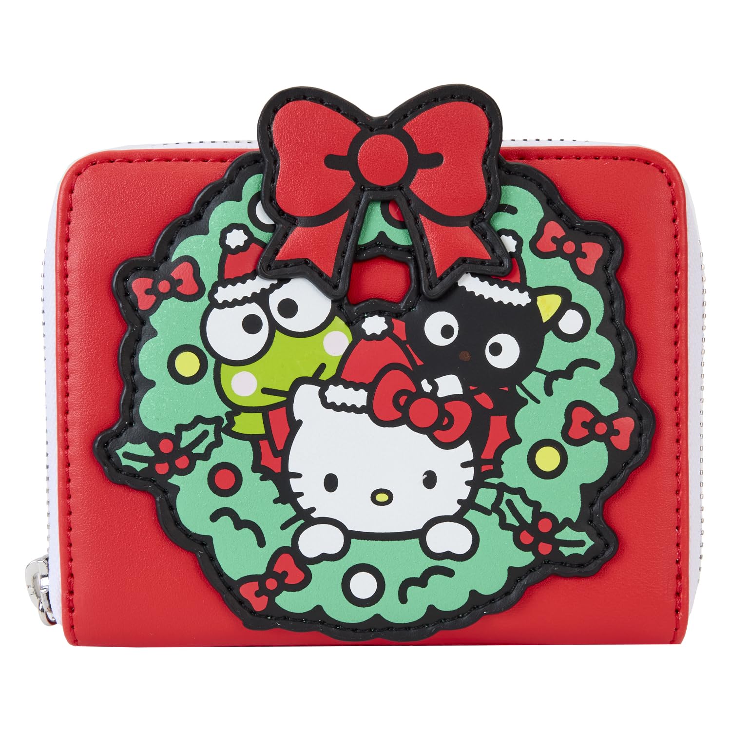 Loungefly Sanrio Winter Wonderland Zip Around Wallet Red