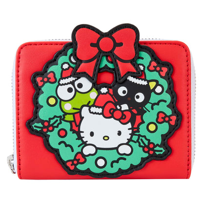 Loungefly Sanrio Winter Wonderland Zip Around Wallet Red