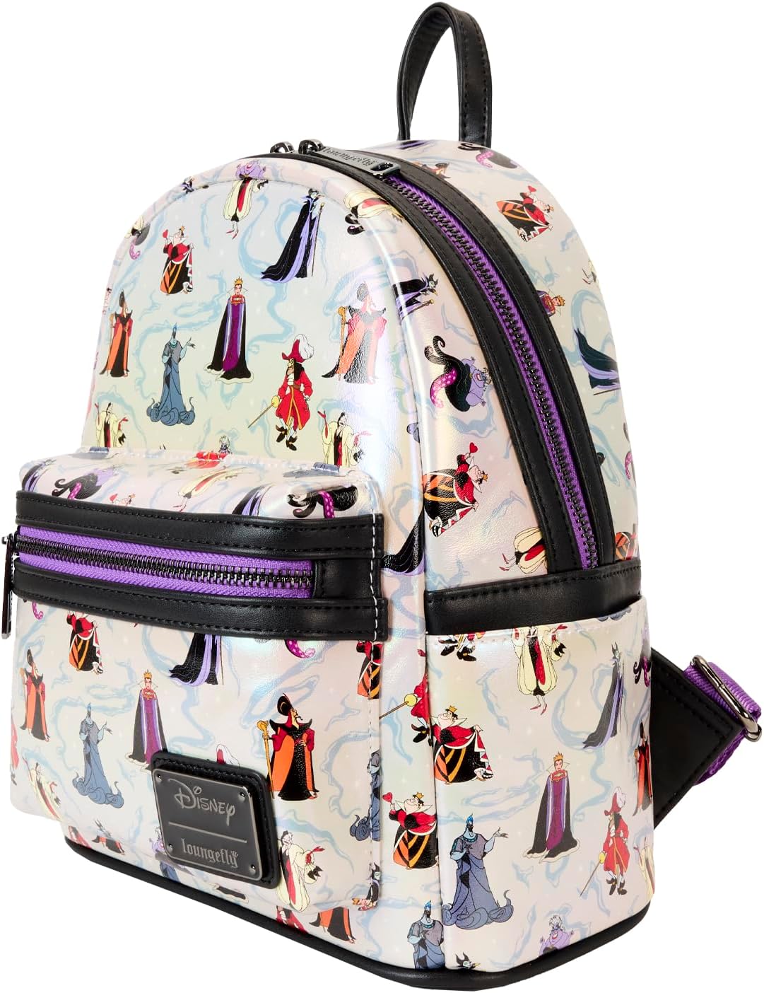 Loungefly Disney Villains Iridescent Mini Backpack