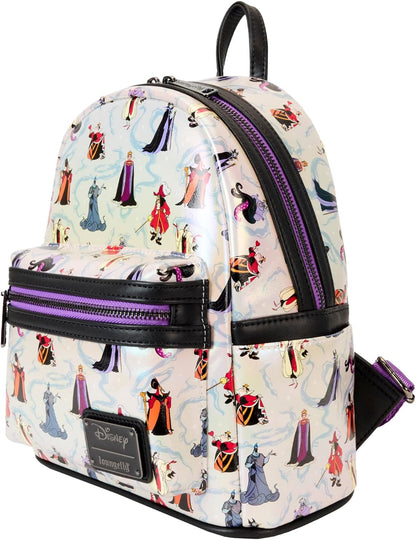 Loungefly Disney Villains Iridescent Mini Backpack