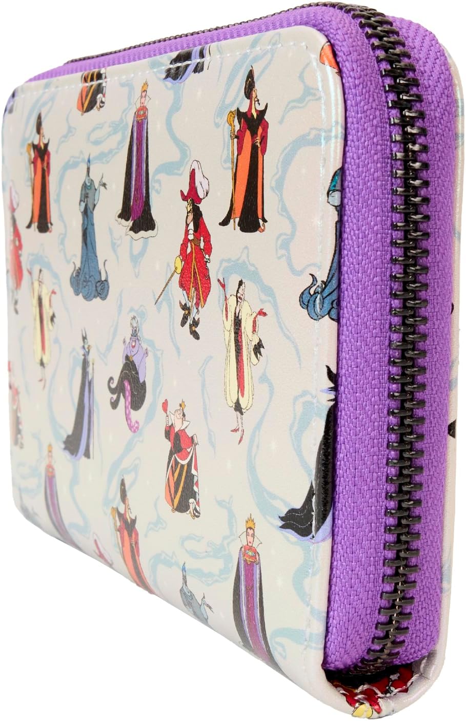Loungefly Disney Villains Iridescent Zip Around Wallet