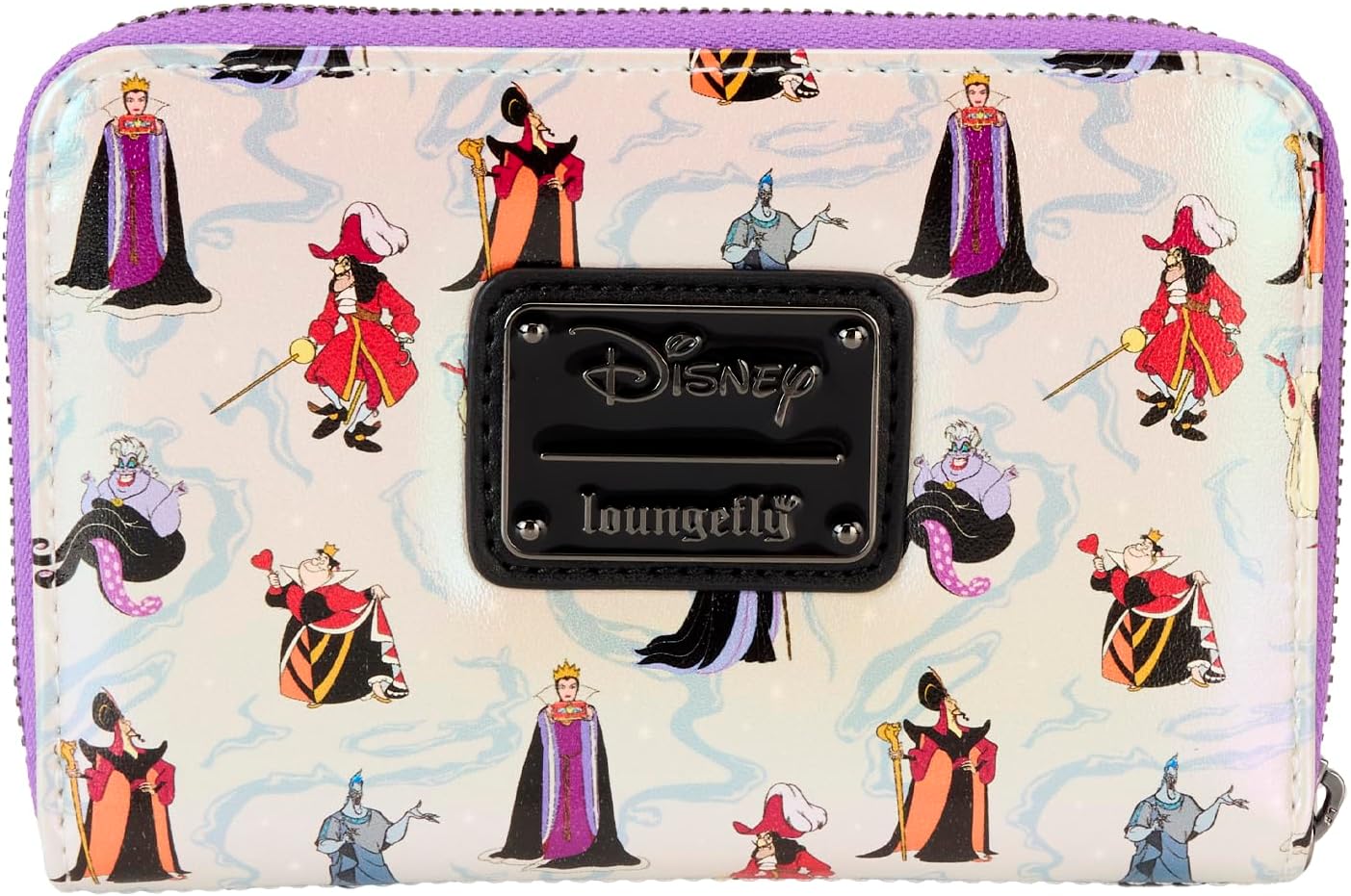Loungefly Disney Villains Iridescent Zip Around Wallet