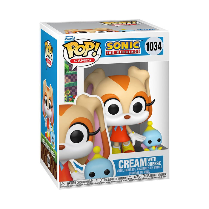 Funko Pop! & Buddy: Sonic - Cream With Cheese - Sonic the Hedgehog - Collectable Vinyl Figure - Gift Idea - Official Merchandise - Toys for Kids & Adults - Video Games Fans
