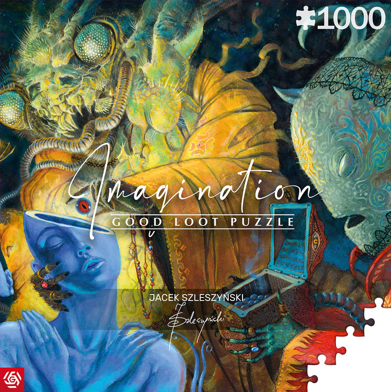 Good Loot Jigsaw Puzzle Imagination Jacek Szleszyński The Gift 1000 Piece Jigsaw Puzzle Artwork for Adults and Teenagers 1000 Piece Jigsaw Puzzle - Artist Created Jigsaw Puzzle 68,3x48cm