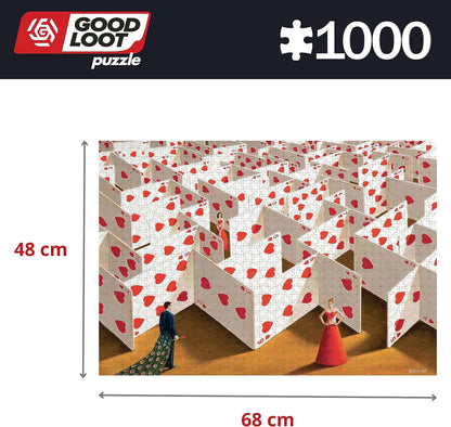 Good Loot Jigsaw Puzzle Imagination Series Rafał Olbinski Excessive Meticulousness – Classic Puzzles – Puzzle art with picture 1000 pieces – Adult Puzzles – Puzzle Art 1000 pieces - 68,3x48 cm