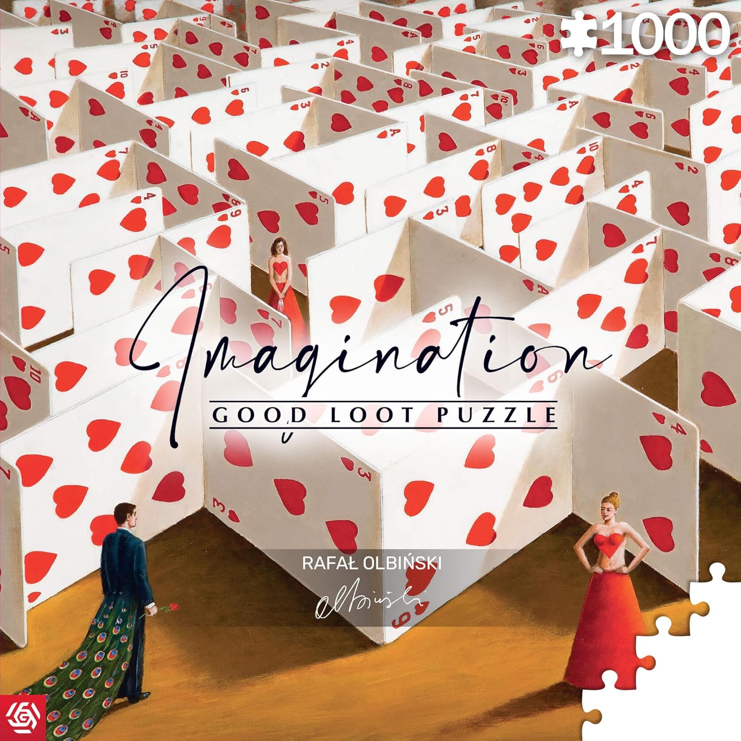 Good Loot Jigsaw Puzzle Imagination Series Rafał Olbinski Excessive Meticulousness – Classic Puzzles – Puzzle art with picture 1000 pieces – Adult Puzzles – Puzzle Art 1000 pieces - 68,3x48 cm