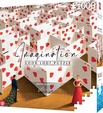Good Loot Jigsaw Puzzle Imagination Series Rafał Olbinski Excessive Meticulousness – Classic Puzzles – Puzzle art with picture 1000 pieces – Adult Puzzles – Puzzle Art 1000 pieces - 68,3x48 cm