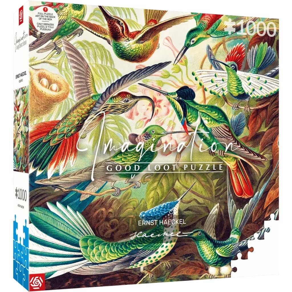 Good Loot - Ernst Haeckel Hummingbirds Puzzle, GDL24679, Multicolor