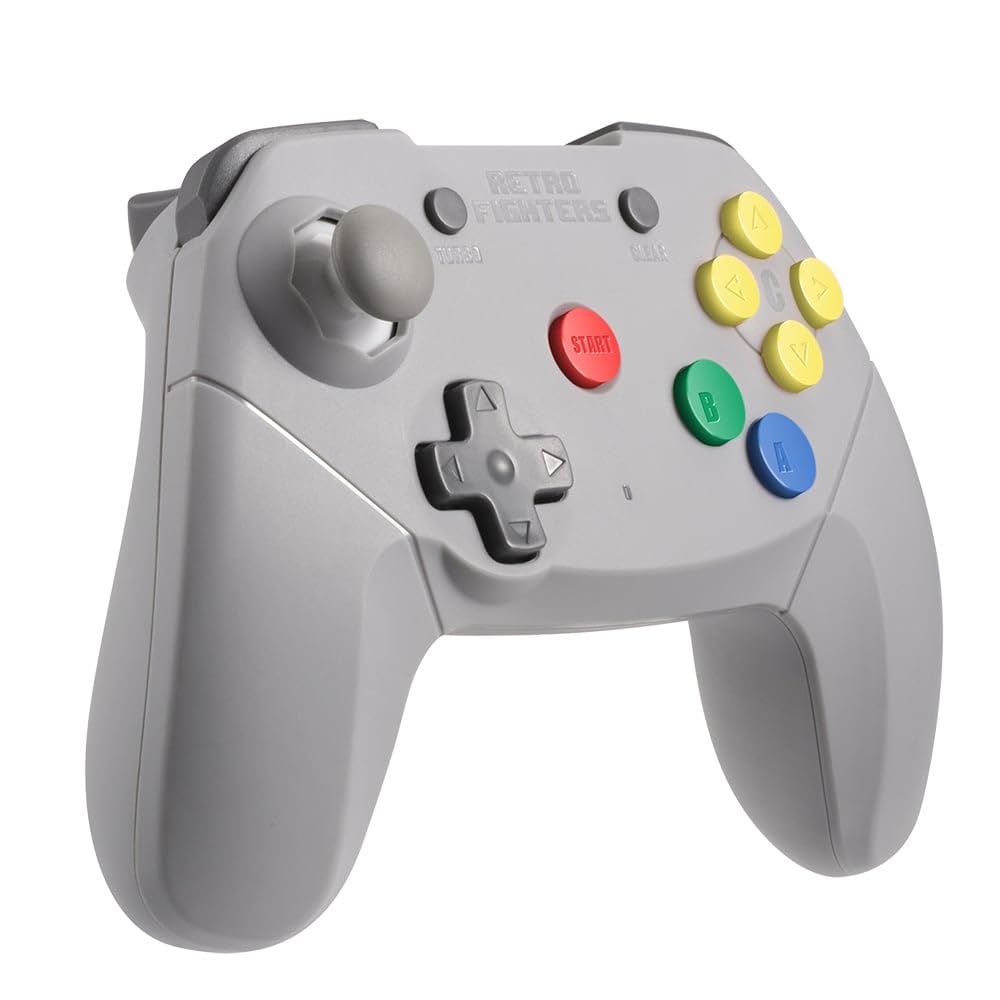 Brawler64 Wireless Edition Controller for Nintendo 64 (Grey)