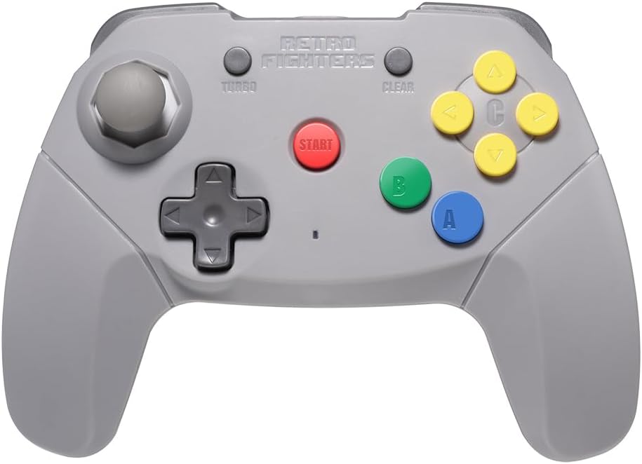 Brawler64 Wireless Edition Controller for Nintendo 64 (Grey)