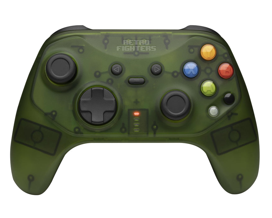 Retro Fighters Hunter Wireless 2.4G Controller for Original Xbox, PC & Switch - Green