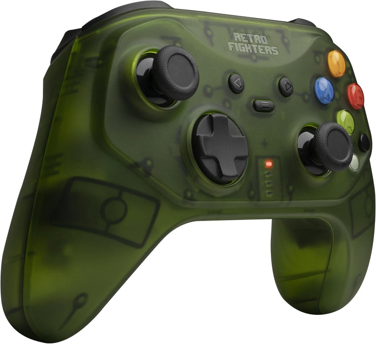 Retro Fighters Hunter Wireless 2.4G Controller for Original Xbox, PC & Switch - Green
