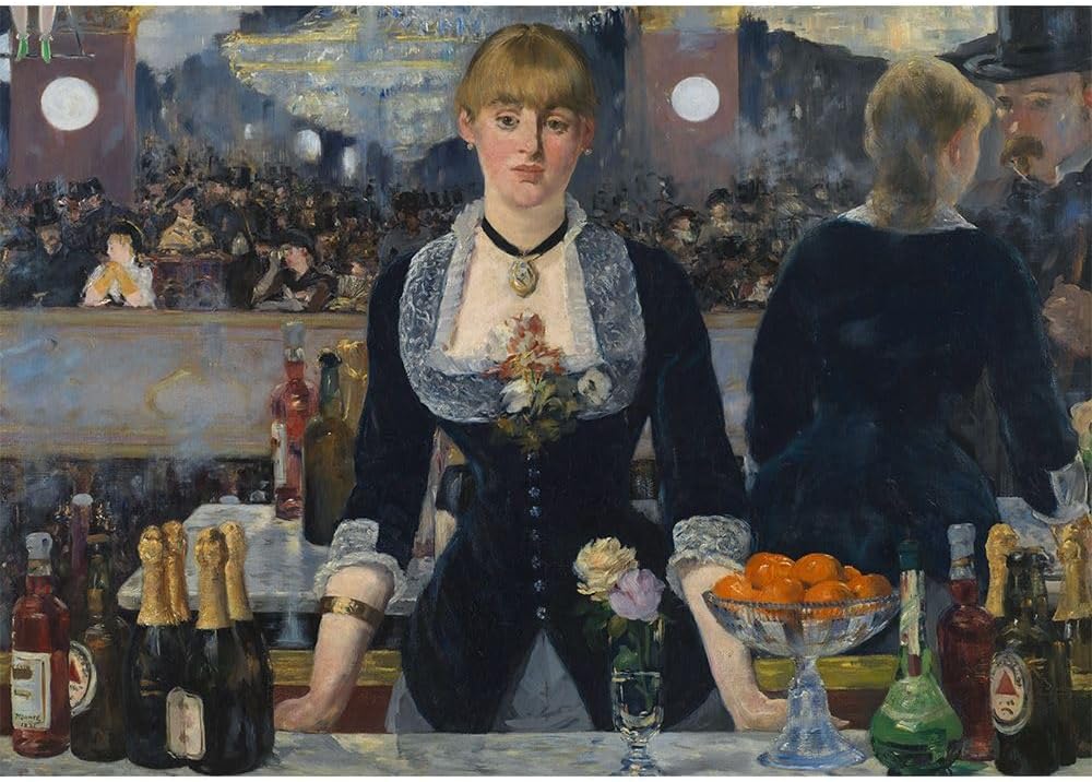 Trefl- Camarero Bar en el Folies Bergere 1000 Piezas Colección Edouard Manet, Entretenimiento Creativo, Puzzles de Arte, para Adultos y Niños Mayores de 12 años, Multicolor (10819
