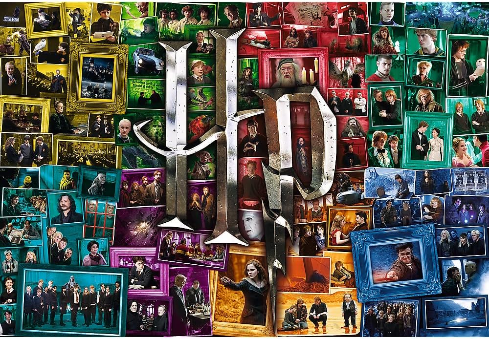 Trefl Harry Potter Through The Movies – 1500 Piece Jigsaw Puzzles for Adults & Children Aged 12+ Wizarding World Puzzle