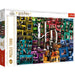 Trefl Harry Potter Through The Movies – 1500 Piece Jigsaw Puzzles for Adults & Children Aged 12+ Wizarding World Puzzle