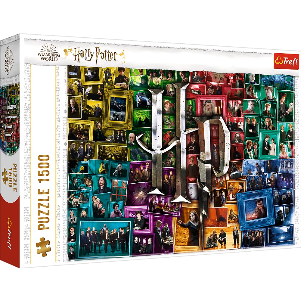 Trefl Harry Potter Through The Movies – 1500 Piece Jigsaw Puzzles for Adults & Children Aged 12+ Wizarding World Puzzle