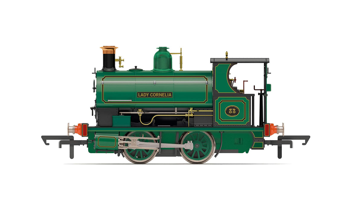 Hornby R3869 Dowlais Ironworks, Peckett W4 Class, 0-4-0ST, 33 Lady Cornelia - Era 2 Locomotive - Steam