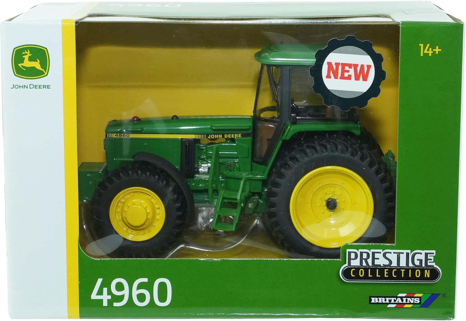 Britains John Deere 4960 - Modelo de tractor de metal fundido a escala 1:32 - Colección Prestige - Adecuado para 14 años y más
