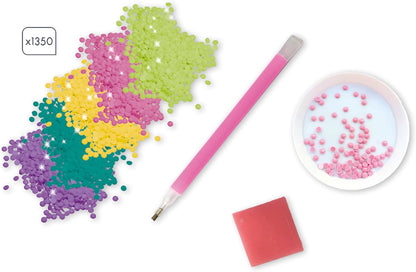 Janod - Bastelset mit Mini-Strasssteinen - Thema Magie - Les Ateliers du Calme - Kreatives Hobby Kinder - Feinmotorik und Konzentration, J07877, Mittel