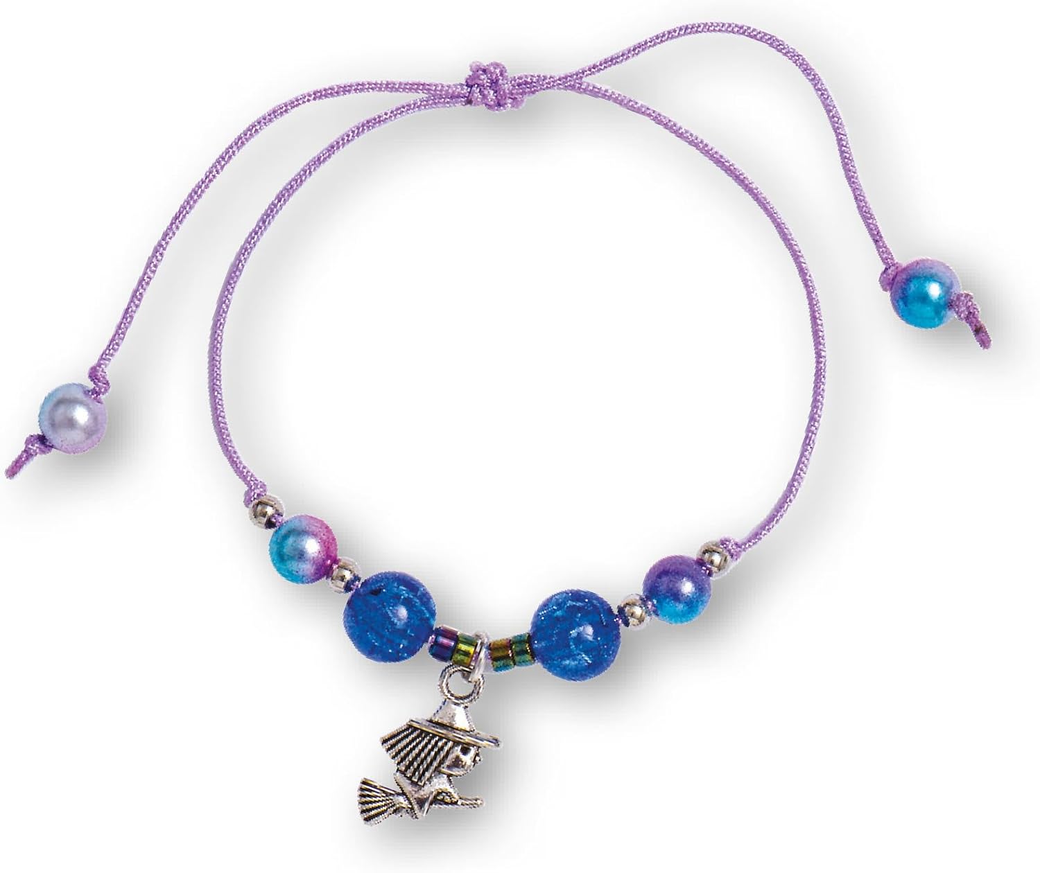 Janod - 8 sieraden om te maken - thema heksen en tovenaars - Magic School - 8 sieraden om te maken - Creatieve vrijetijdsset voor kinderen - Fijne motoriek en concentratie leren - vanaf 8 jaar