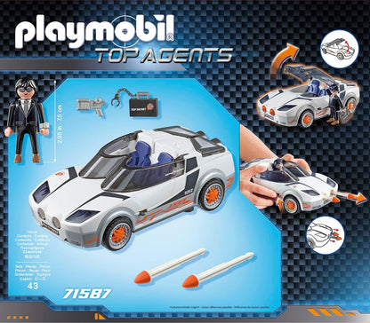 PLAYMOBIL Top Agents, Secret Agent und Racer 71587, ab 4 Jahren