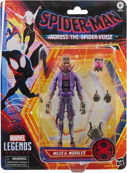 Marvel Legends Series Miles G. Morales, Spider-Man: Across the Spider-Verse Collectible 6 Inch Action Figure