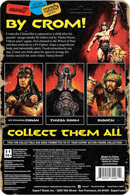 Super7 Conan The Barbarian Subotai - 3.75" Conan Action Figure with Accessories Classic Movie Collectibles and Retro Toys