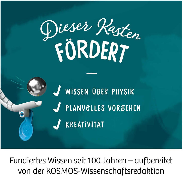 KOSMOS 617325 Gecko Run Marble Run, Snake -Erweiterung, Zubehör für Coole vertikale Kugelbahnen, mit zusätzliche Bahnelementen, für Kinder ab 8 Jahre, mehrsprachige Anleitung