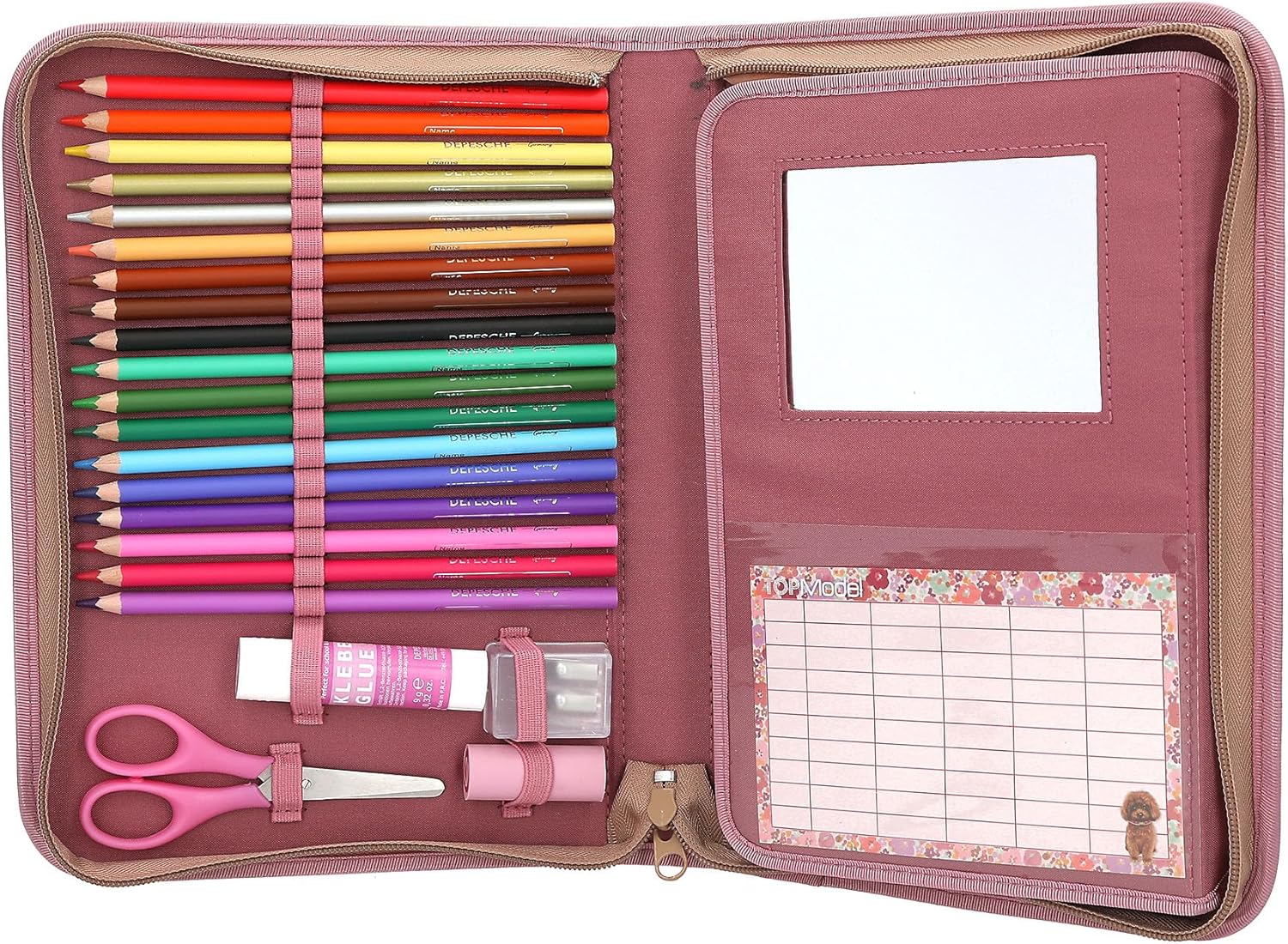 Topmodel - Big Pencil Case Floral ( 0413056 )