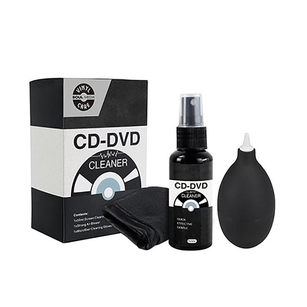 CD + DVD Cleaning Kit 3 In 1