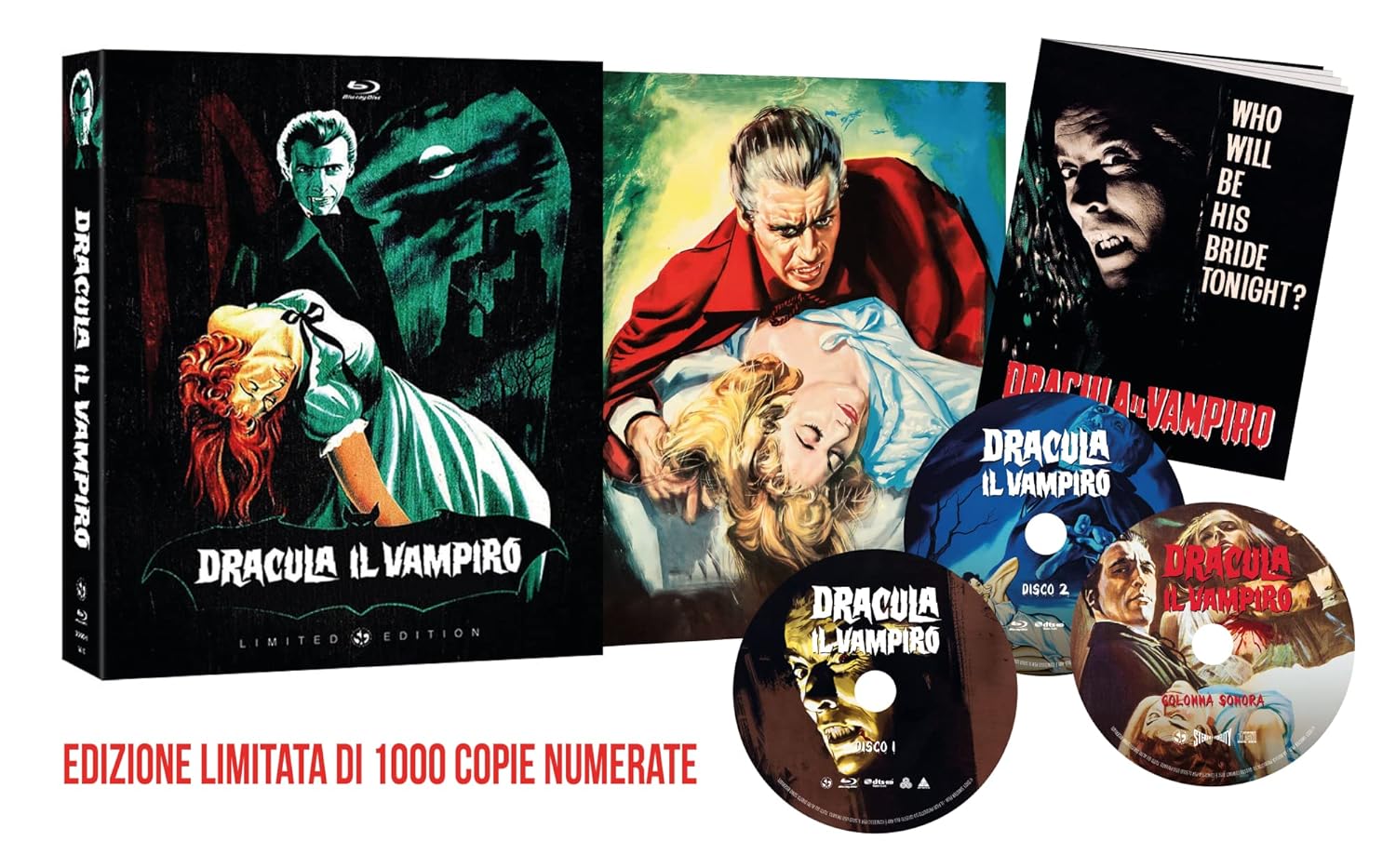 Dracula Il Vampiro (Spec.Edit.) ( Box 2 Br+Cd) (Edizione Limitata Numerata