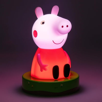 Peppa Pig Icon Light - Officially Licensed Free Standing Desk Light, Gaming Room Decor and Merchandise for Boys and Girls, Nightlight Gift Accessory for Playroom and Bedroom | Paladone