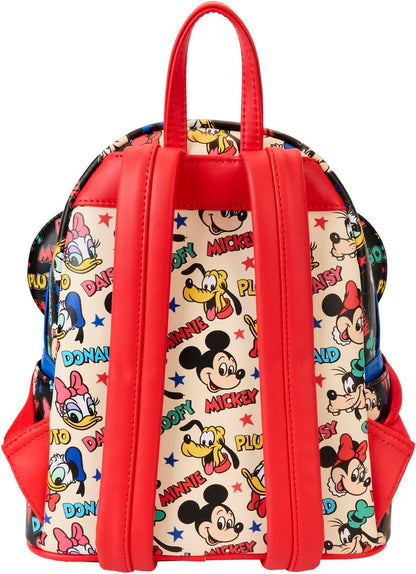 Loungefly Disney Mickey and Friends Classic Ear Holder Mini Backpack Combo