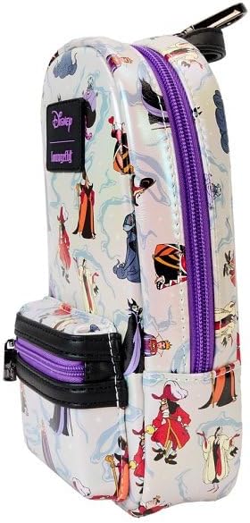 Loungefly Disney Villains Iridescent Mini Backpack Pencil Case
