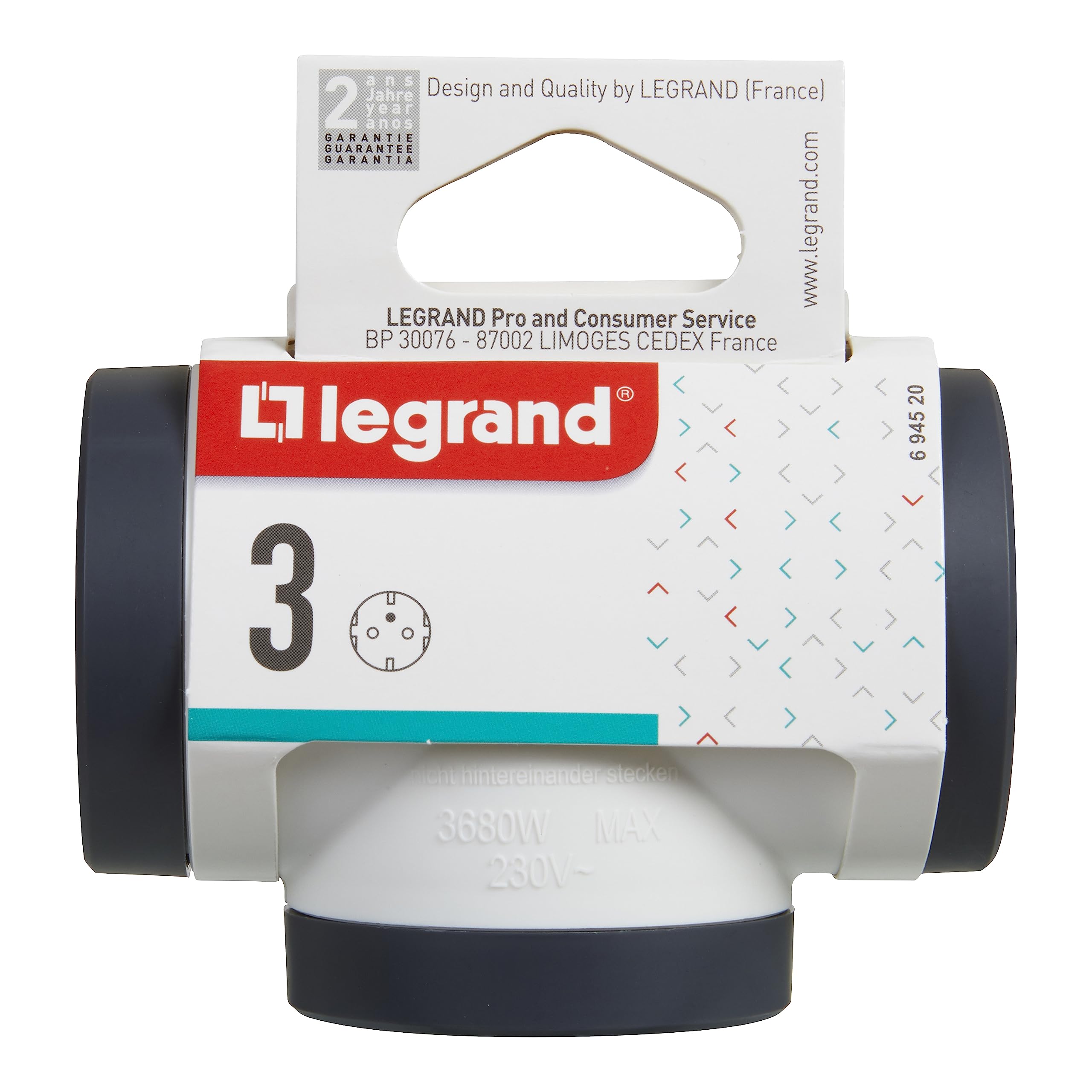 Adattatore Triplo Standard Tedesco