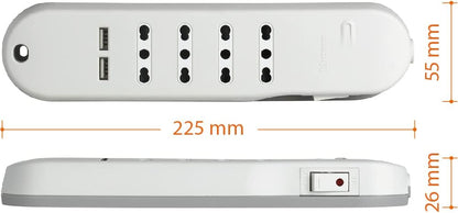 Multip Sl 4 10/16A 2 Usb-Intsafe B