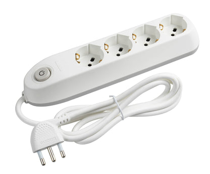 Multipresa Poker-4 P40, Int Bianco