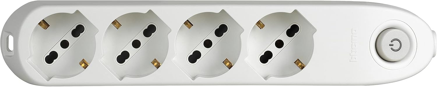 Multipresa Poker-4 P40, Int Bianco