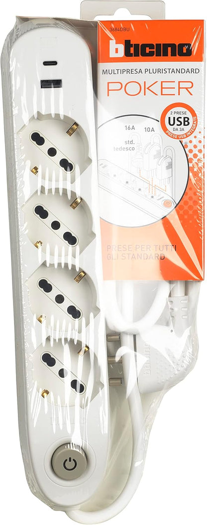 Multip Poker - 4 P40 2Usb A-C,Int B