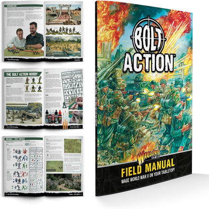 Warlord Games Bolt Action Starter Set - a 28mm World War 2 Strategy Tabletop Battle Game for 2 or more Players Using Miniatures