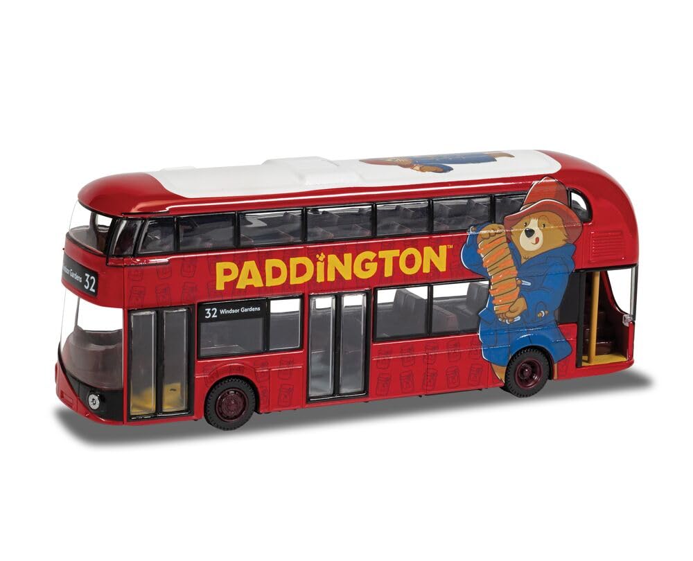 Corgi Diecast Model Cars - CC89206 Paddington 3 New Routemaster - Men, Women & Kids Souvenir Gifts from UK - Small Die Cast Toy Car Models for Boys, Gift for Motor Enthusiasts