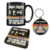 Pyramid International Pink Floyd Gift Set (Mug, Coaster & Keychain) – Official Merchandise, Premium Ceramic Mug, Coaster, and Keychain, Fans and Collectors, for Birthdays or Special Occasions
