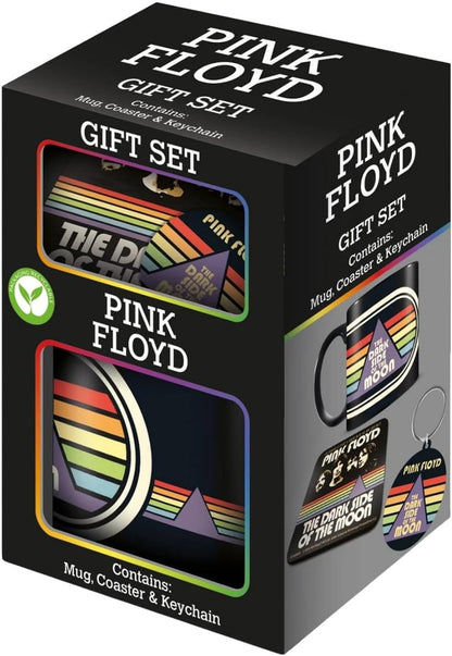 Pyramid International Pink Floyd Gift Set (Mug, Coaster & Keychain) – Official Merchandise, Premium Ceramic Mug, Coaster, and Keychain, Fans and Collectors, for Birthdays or Special Occasions