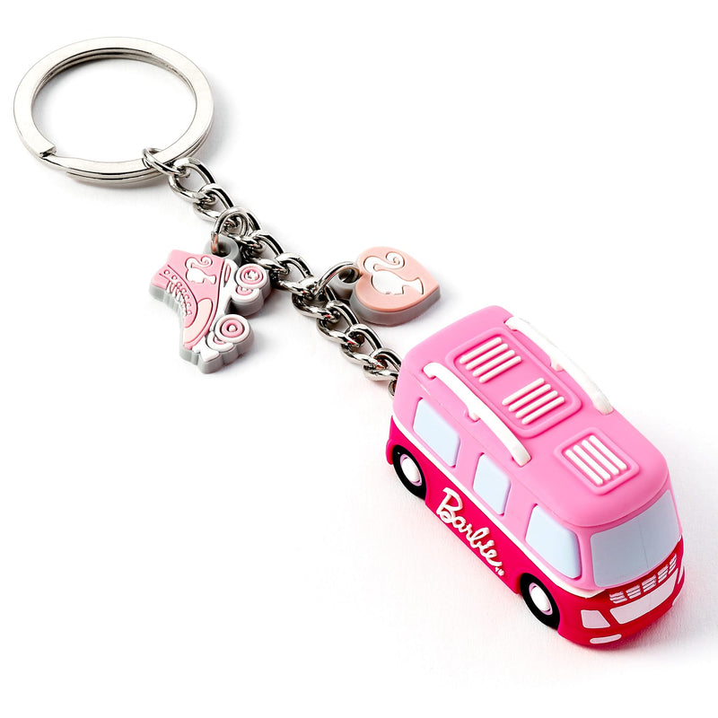 Barbie Carat Shop Schlüsselanhänger mit Wohnmobil, rose, One size